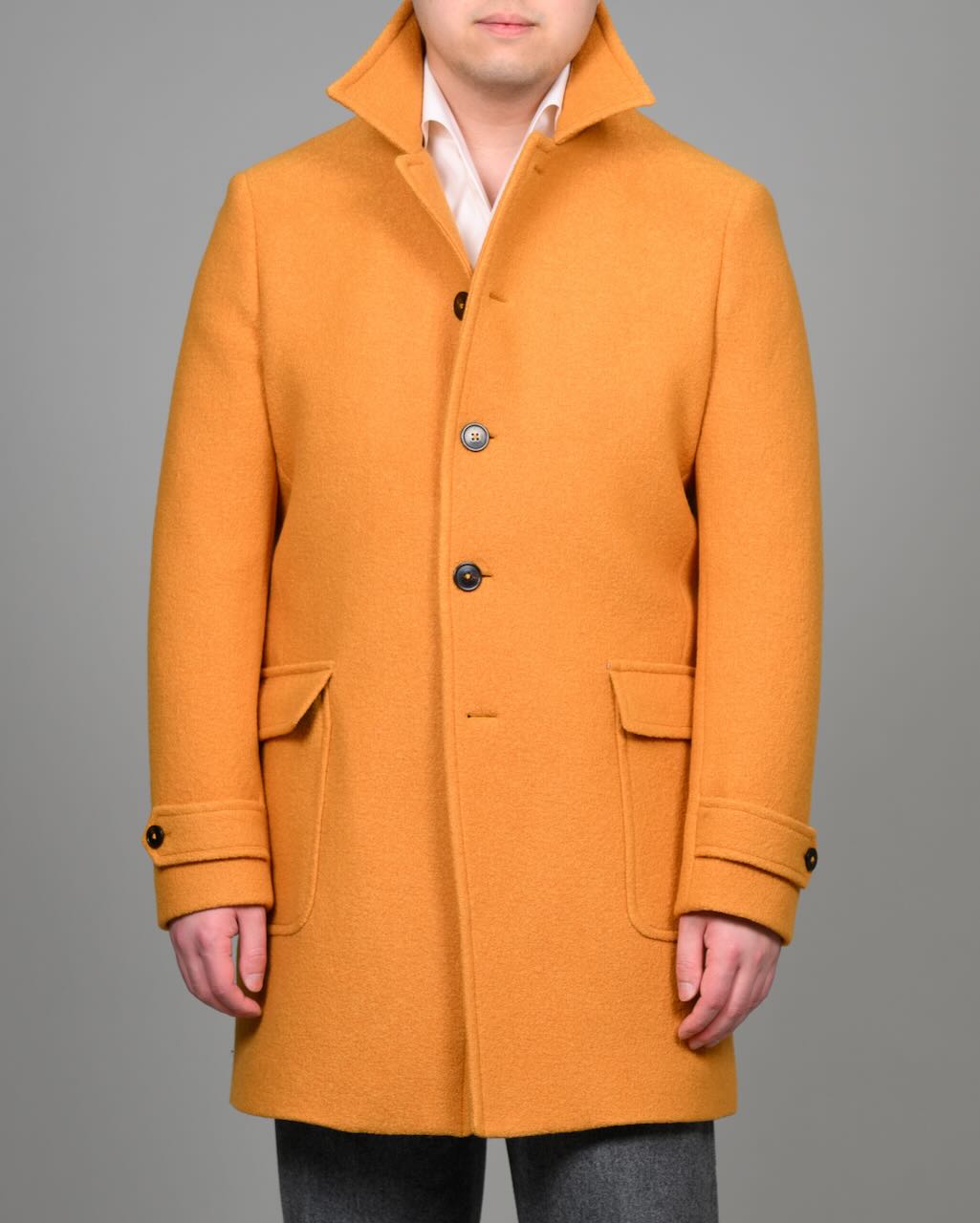 Car coat - Boiled Wool, gul