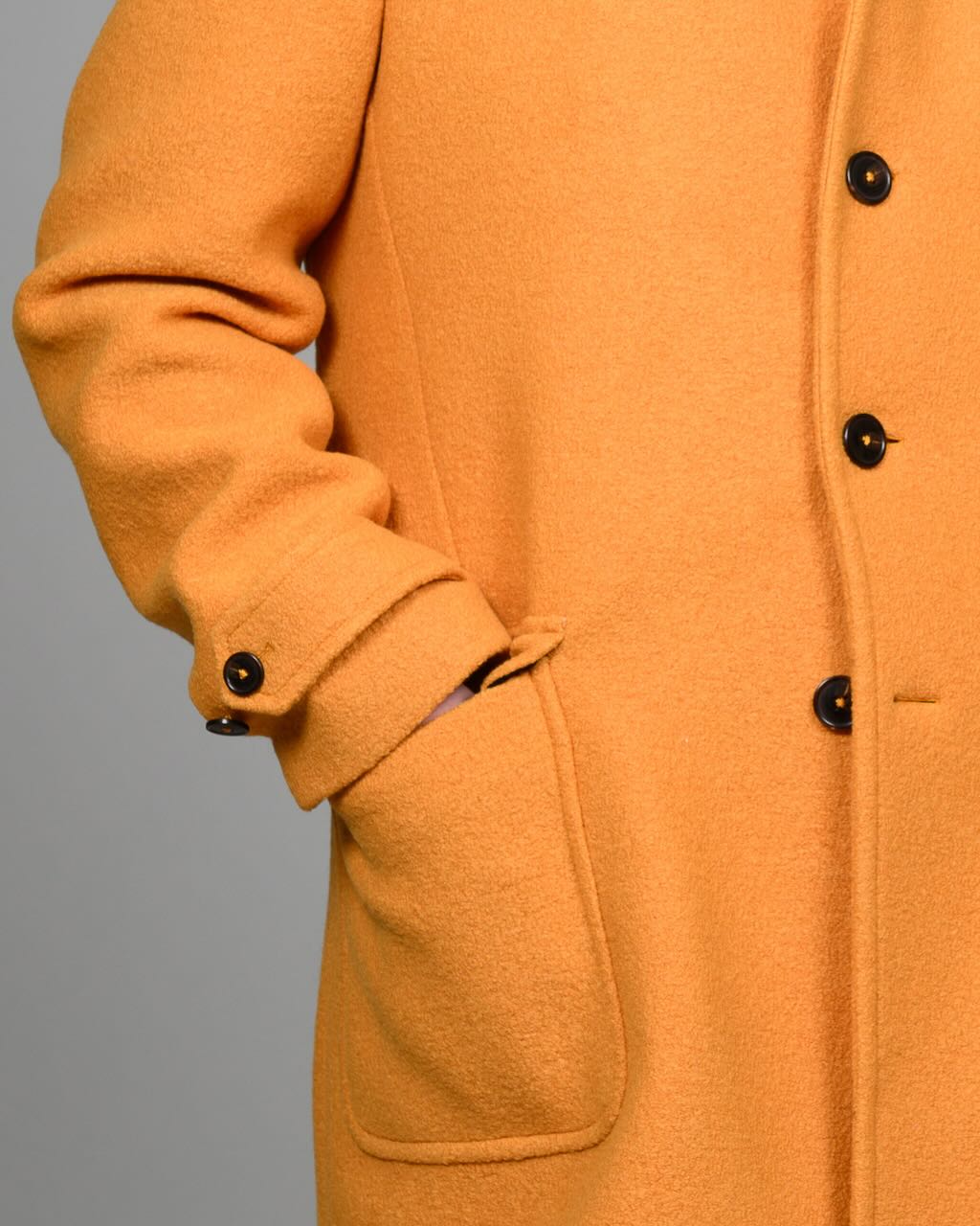 Car coat - Boiled Wool, gul