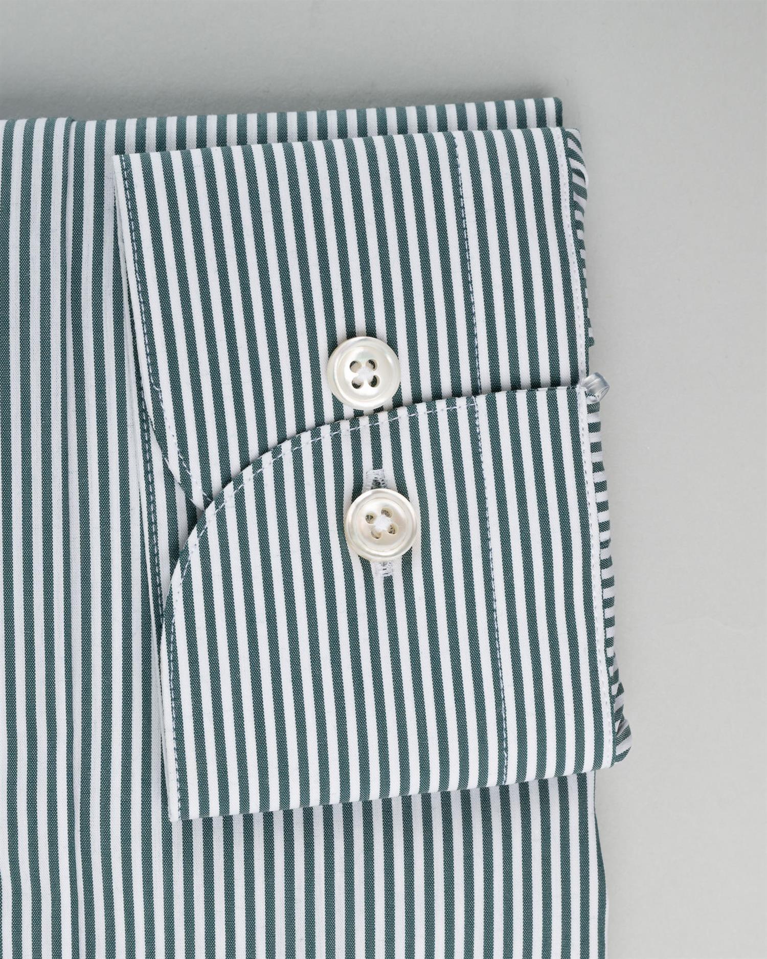 Skjorte - Striper, grønn