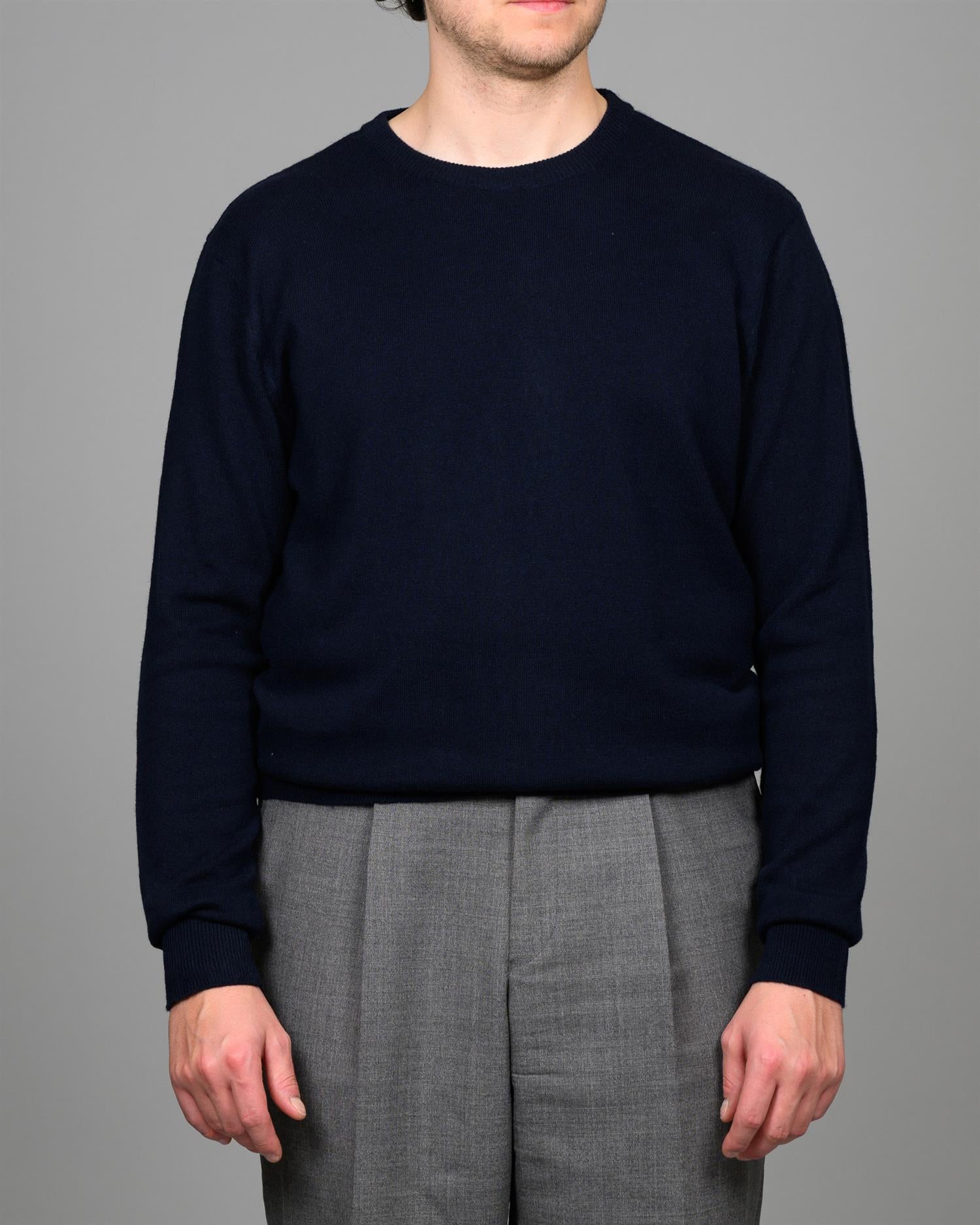 Genser - Kasjmir, marineblå