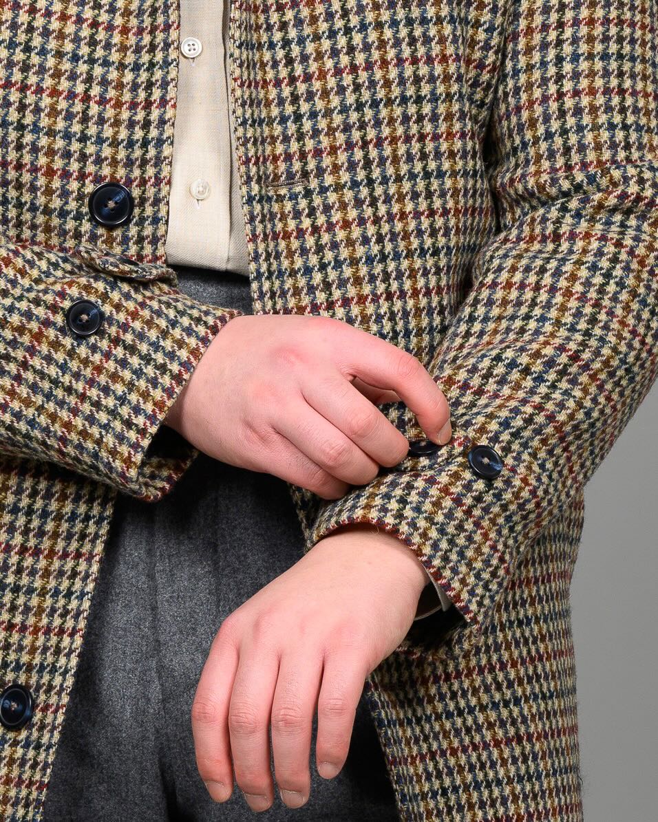 Car coat - Gunclub, Harris Tweed