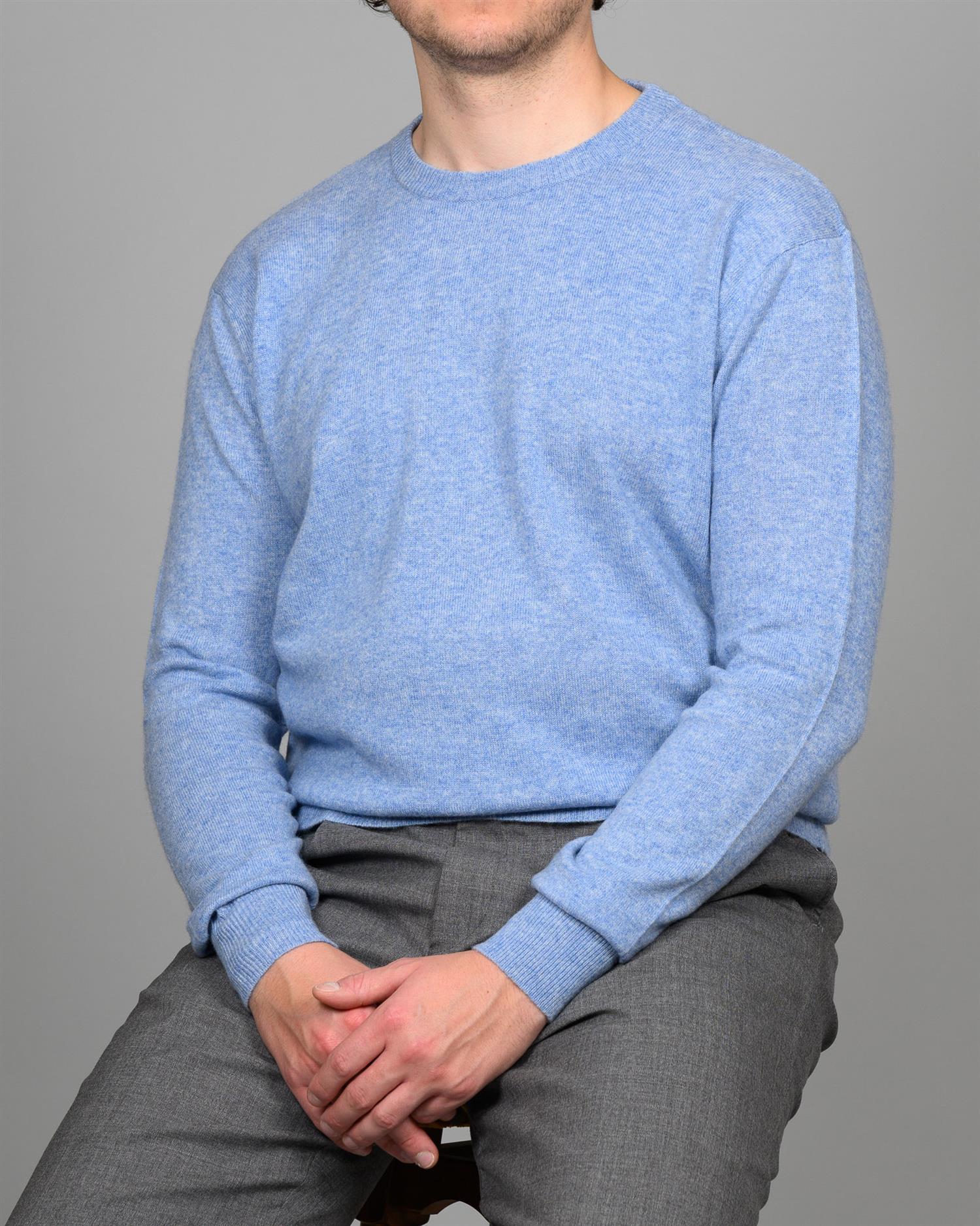 Genser - Kasjmir, himmelblå