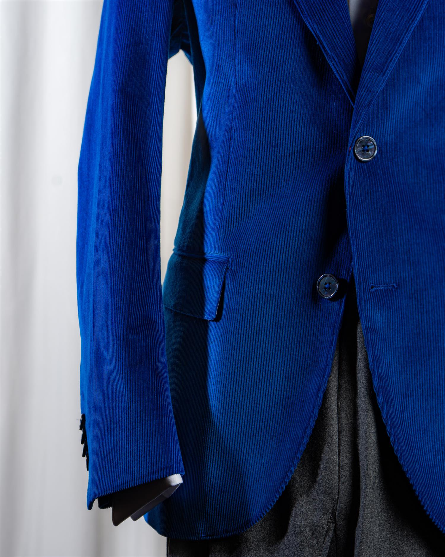 Blazer - Kordfløyel, blå