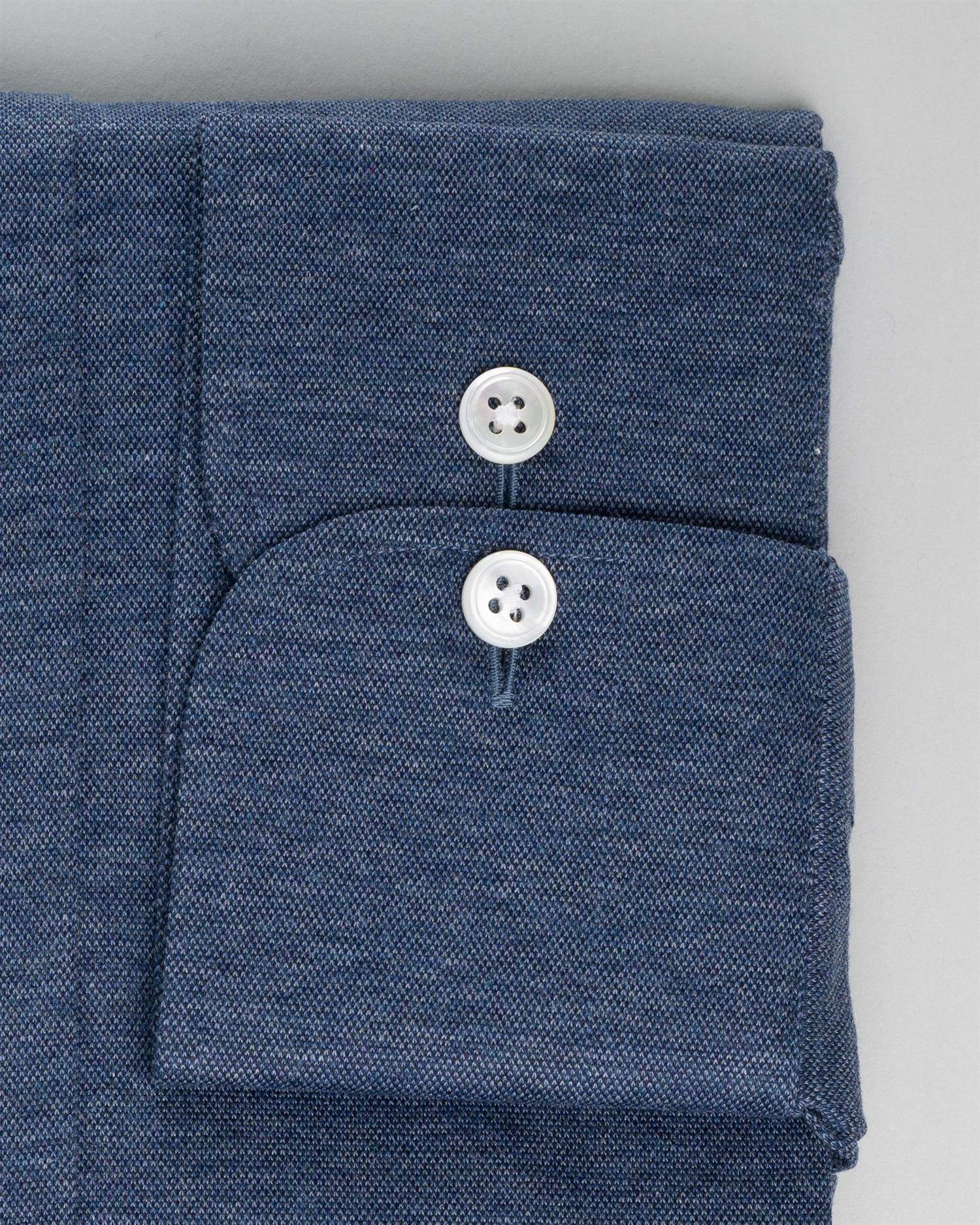 Skjorte - Pique, blå