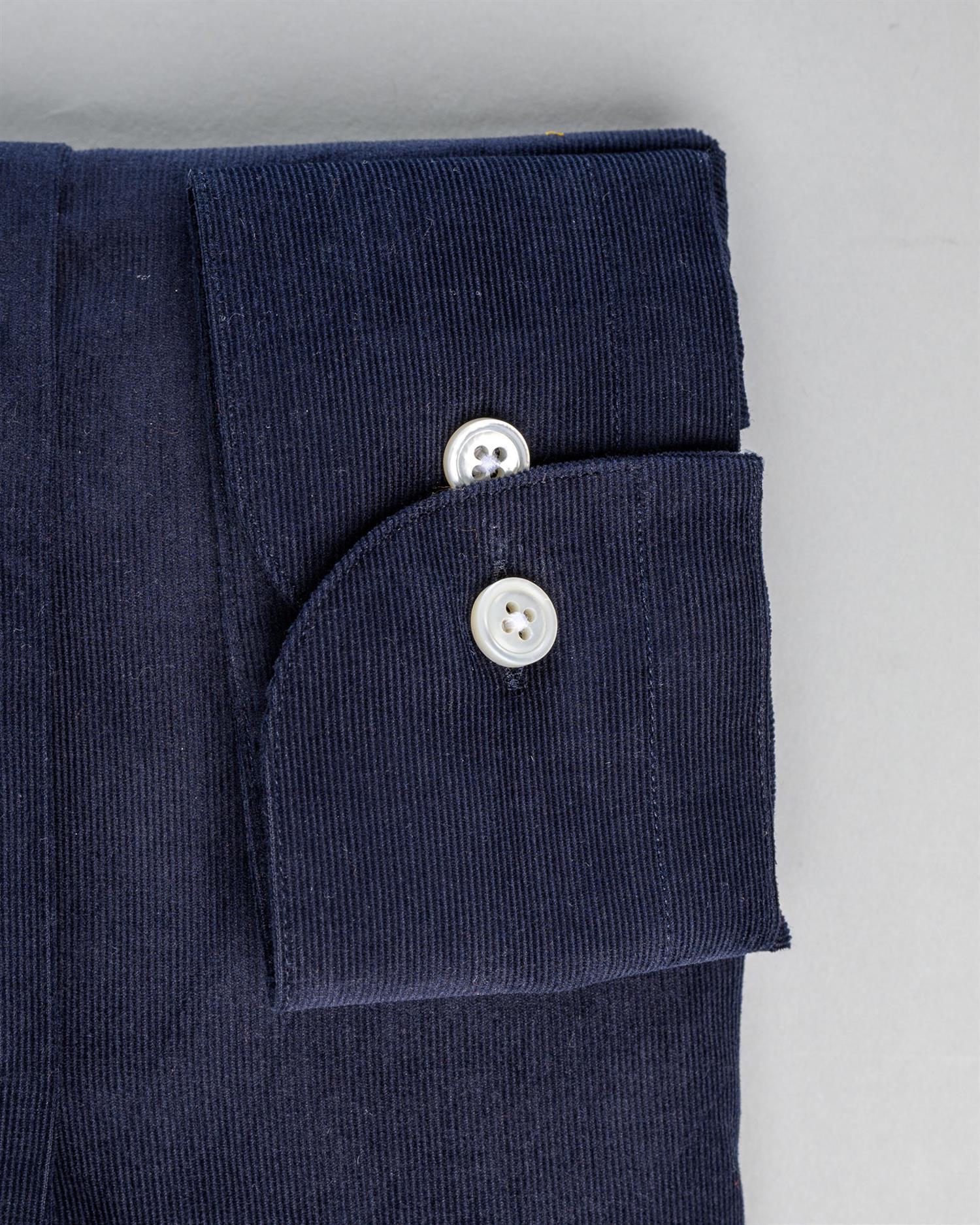 Skjorte - Kordfløyel, marineblå