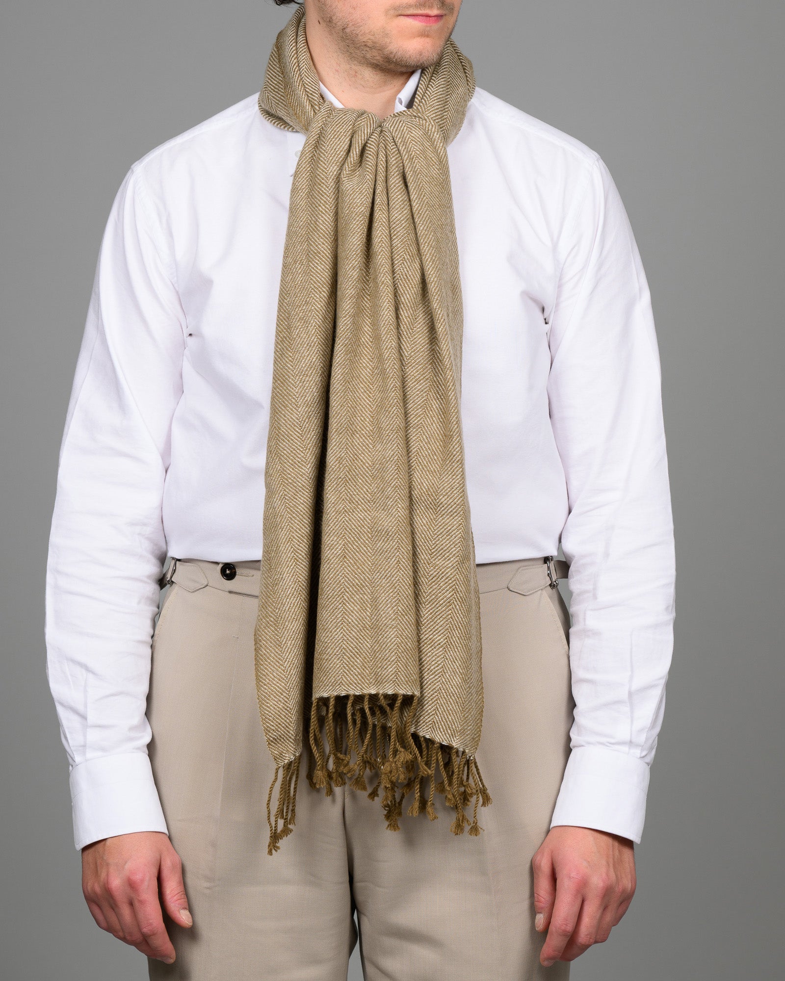 Skjerf - Kasjmir, brun