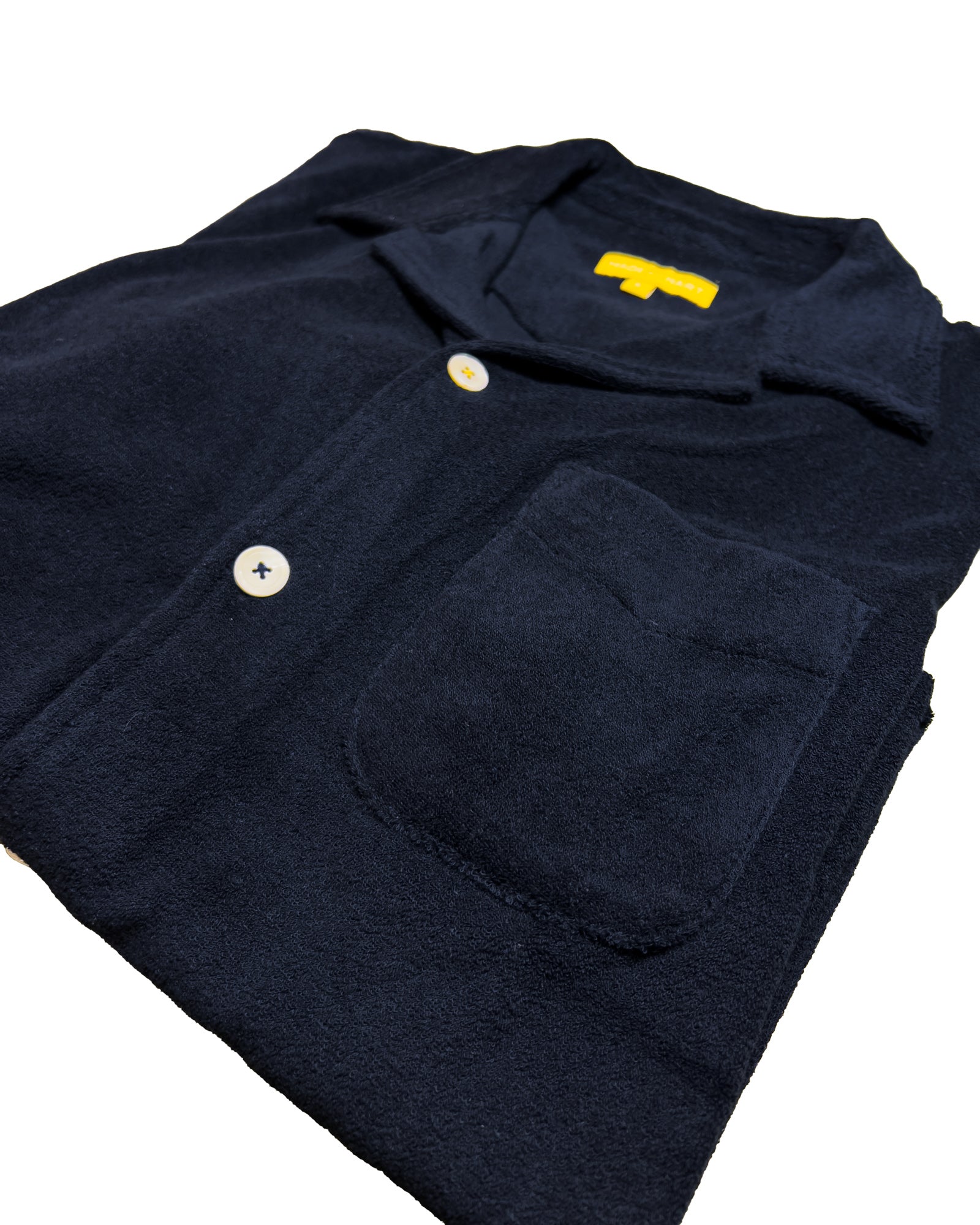 Towelling shirt - Navy