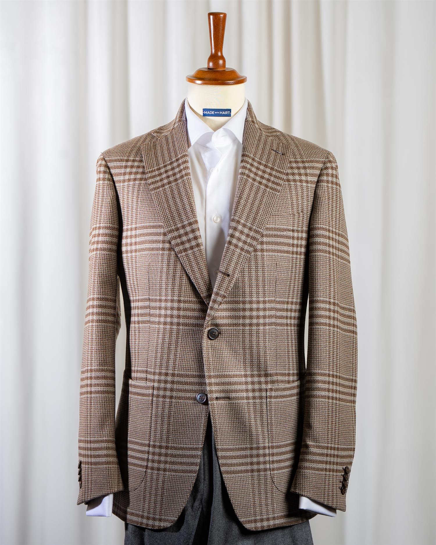 Sportsjakke - Knit, brun