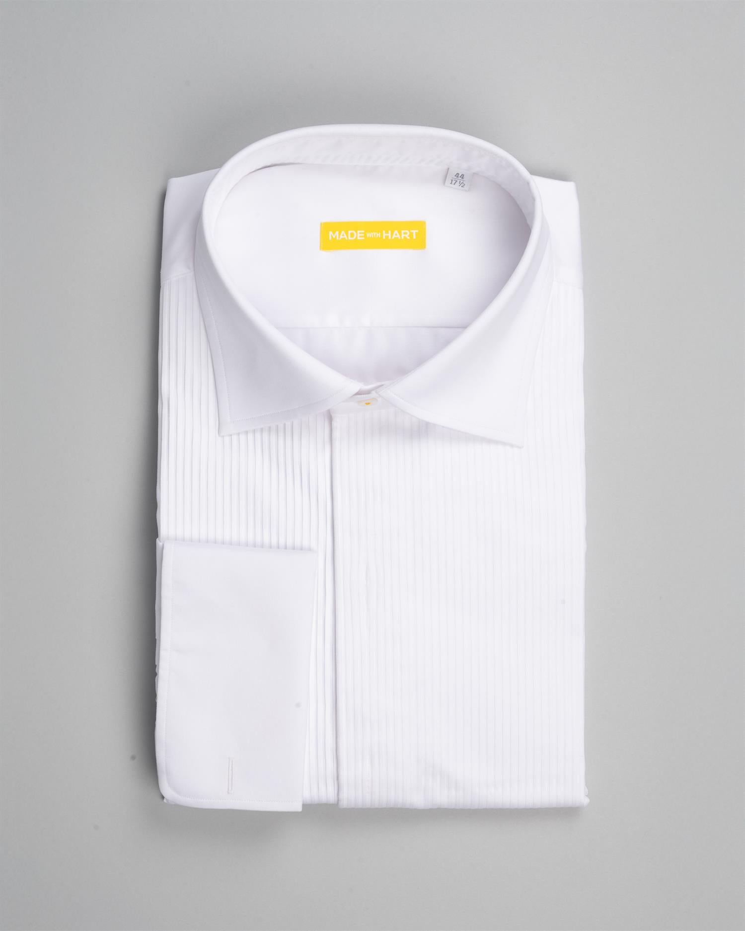 Skjorte - smoking plissert