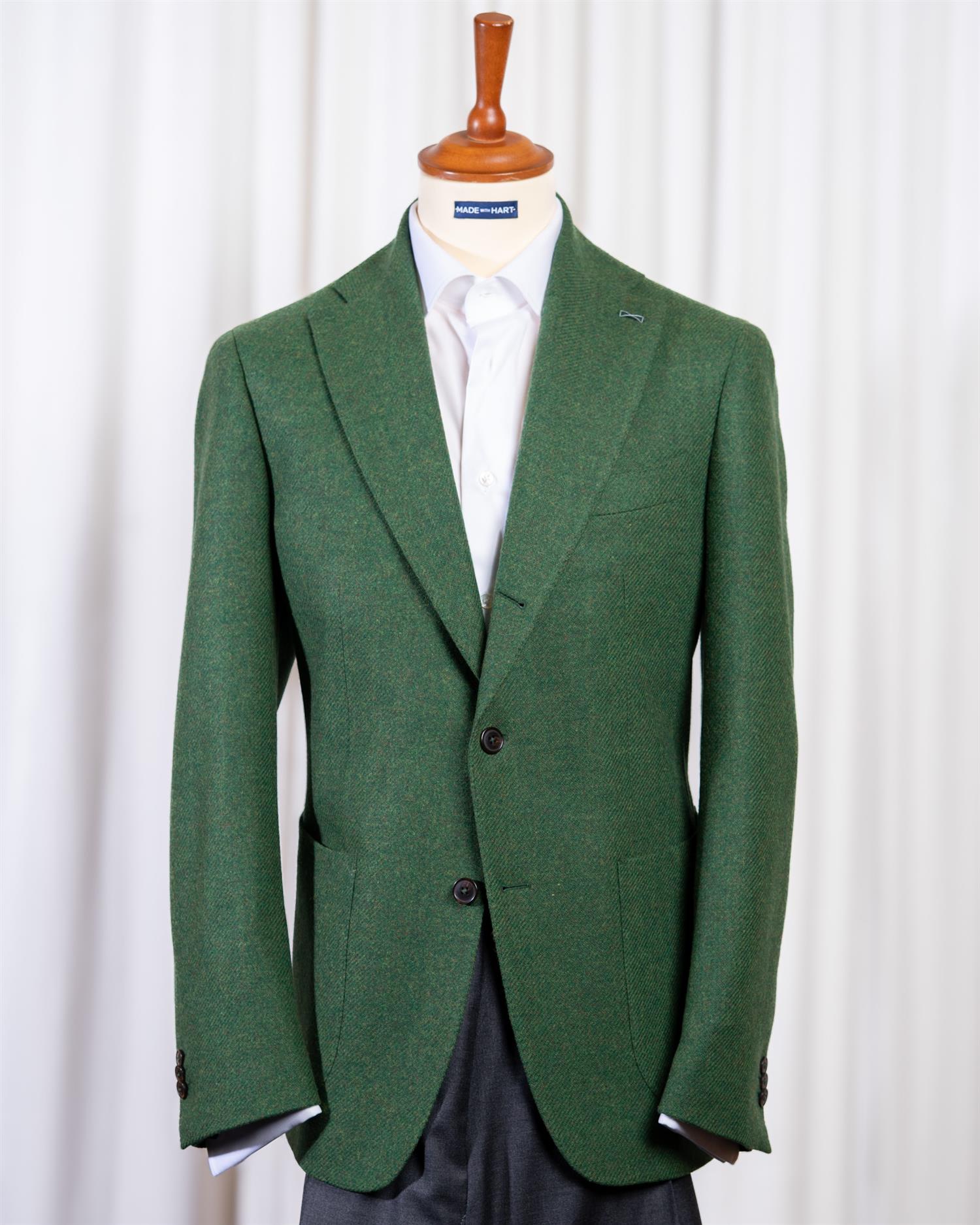 Blazer - Tweed, grønn