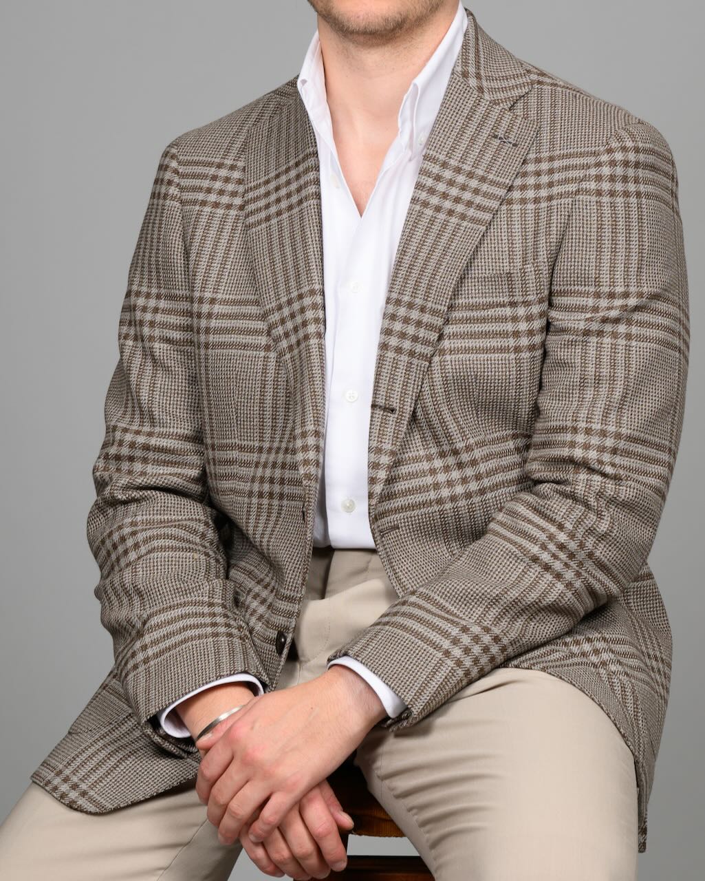 Sportsjakke - Knit, brun