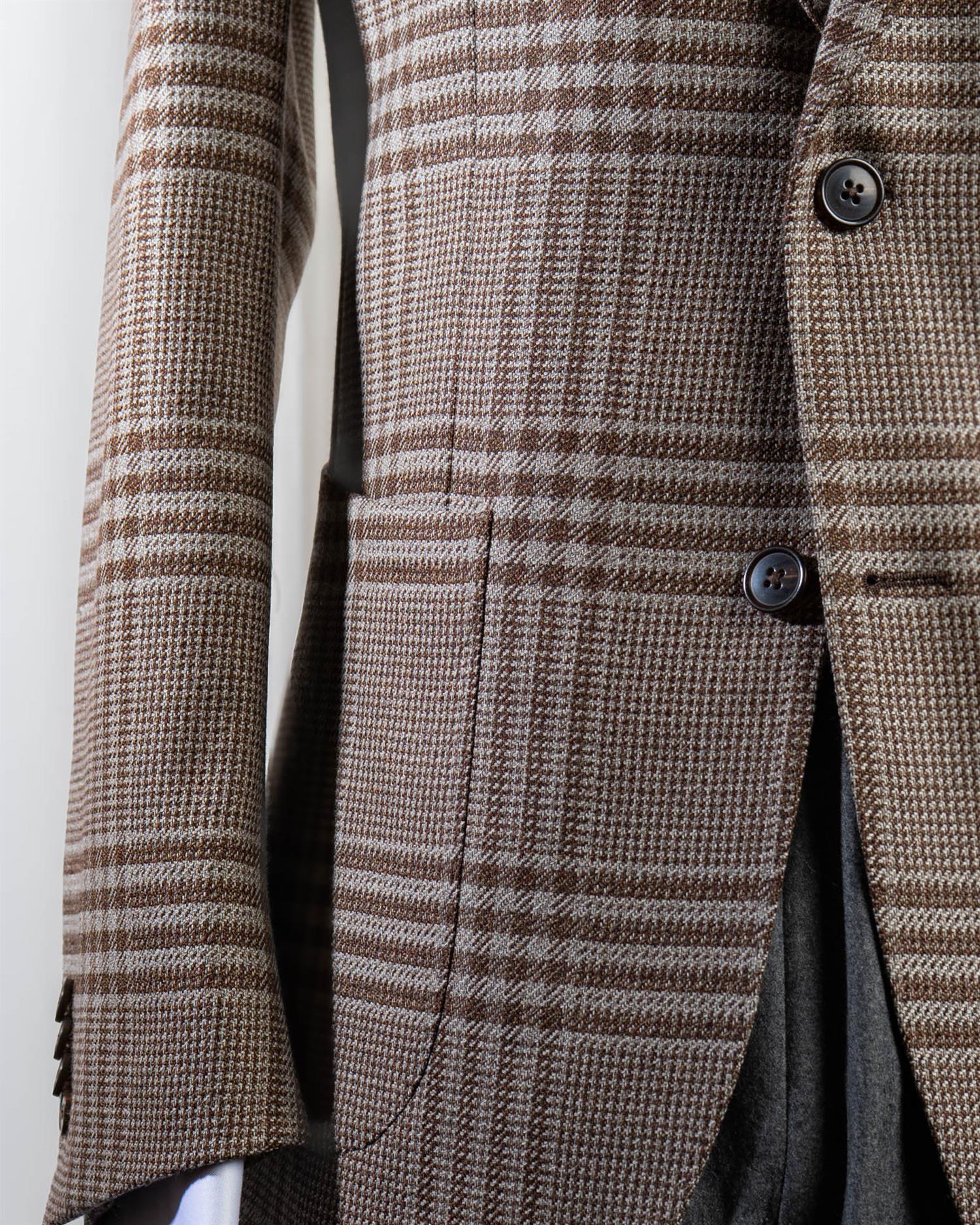 Sportsjakke - Knit, brun