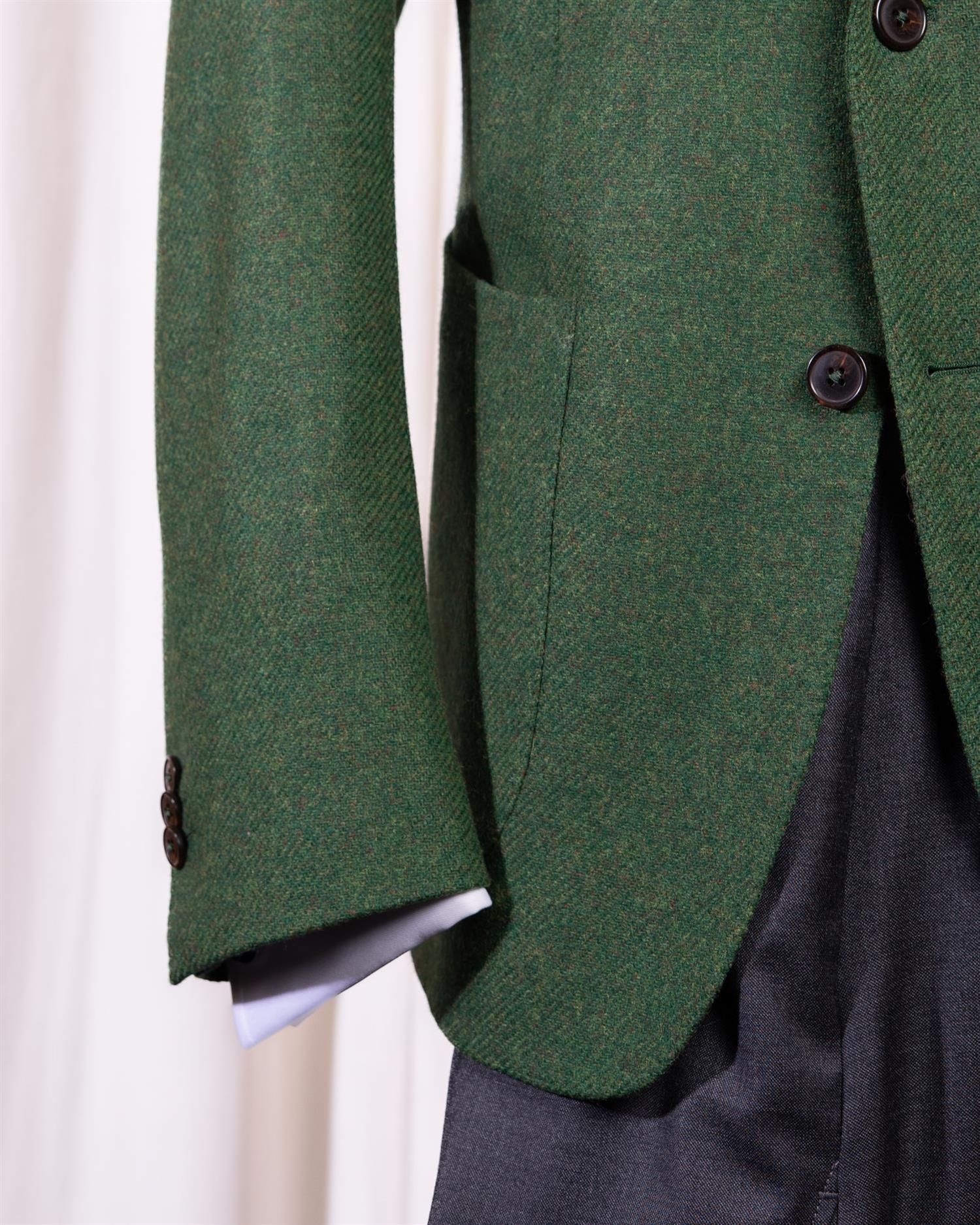 Blazer - Tweed, grønn