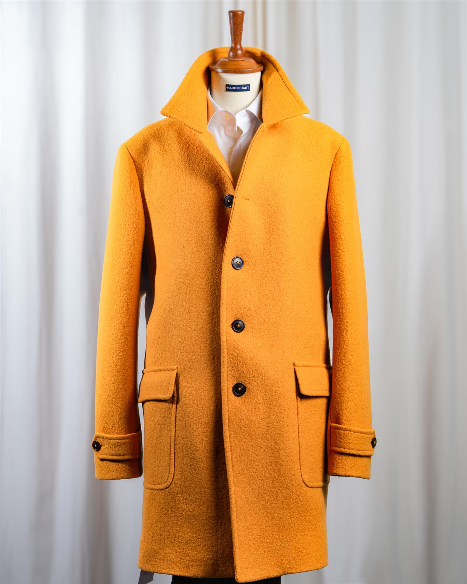 Car coat - Boiled Wool, gul