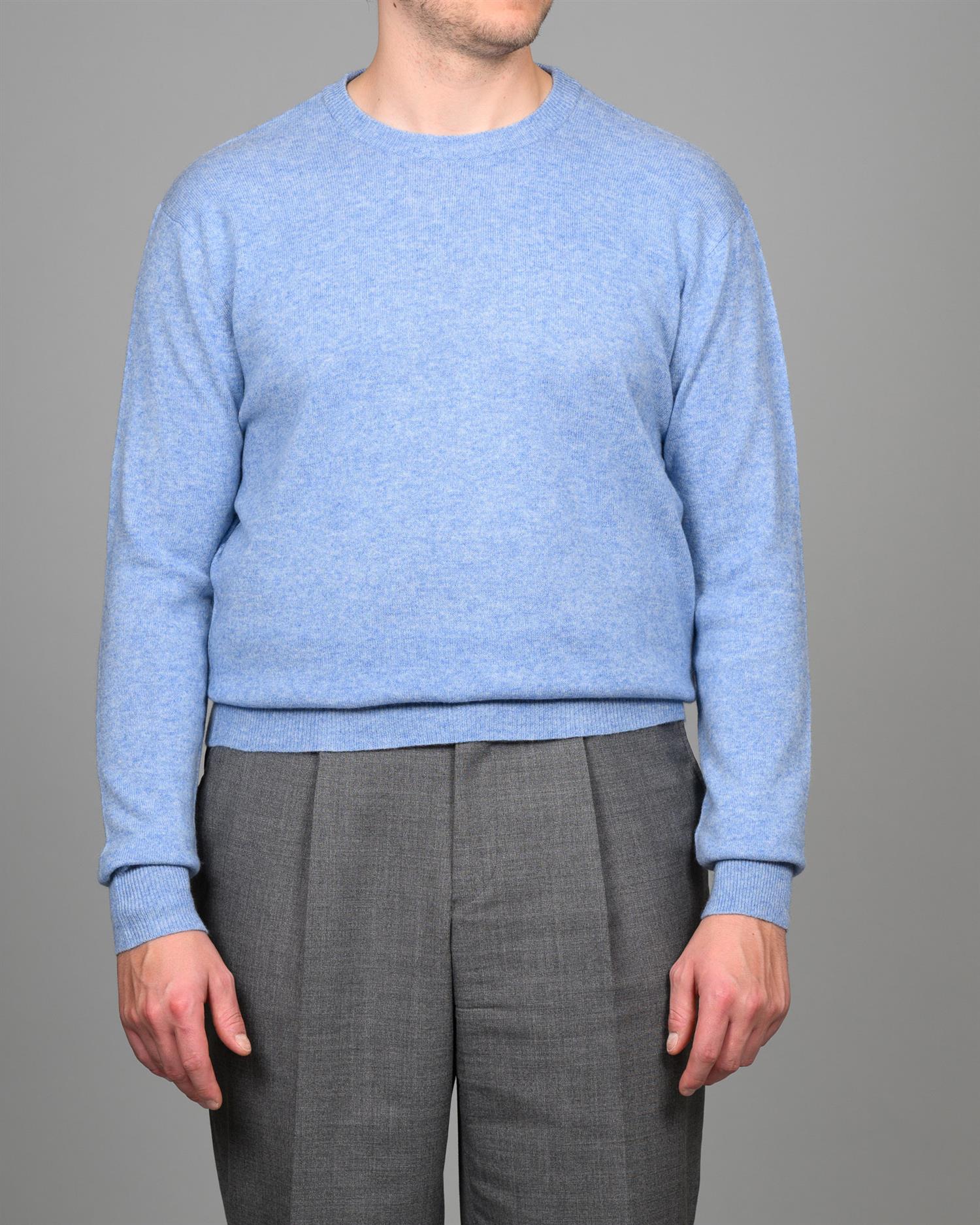 Genser - Kasjmir, himmelblå